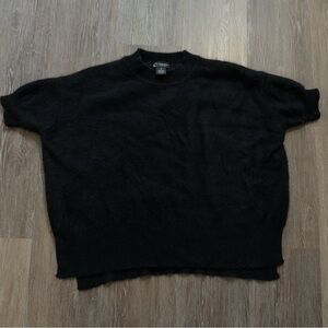 C by Bloomingdale's cashmere short sleeve sweater